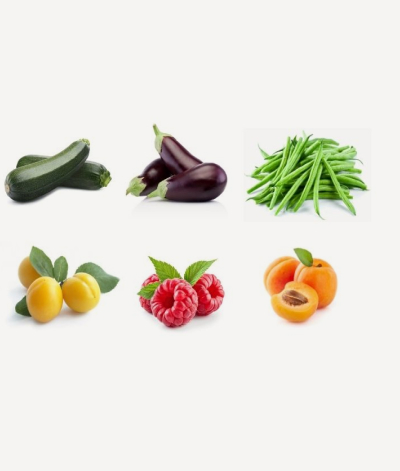 fruits et légumes de juillet