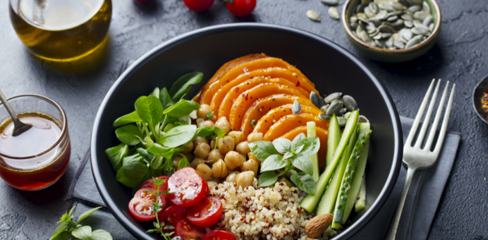 Plat riche en fibre